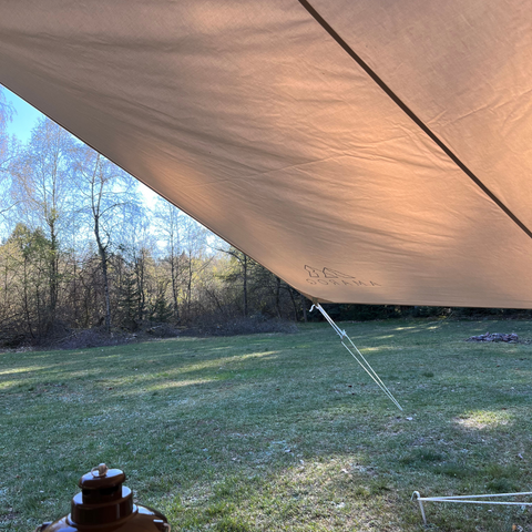 Voile d'ombrage en coton