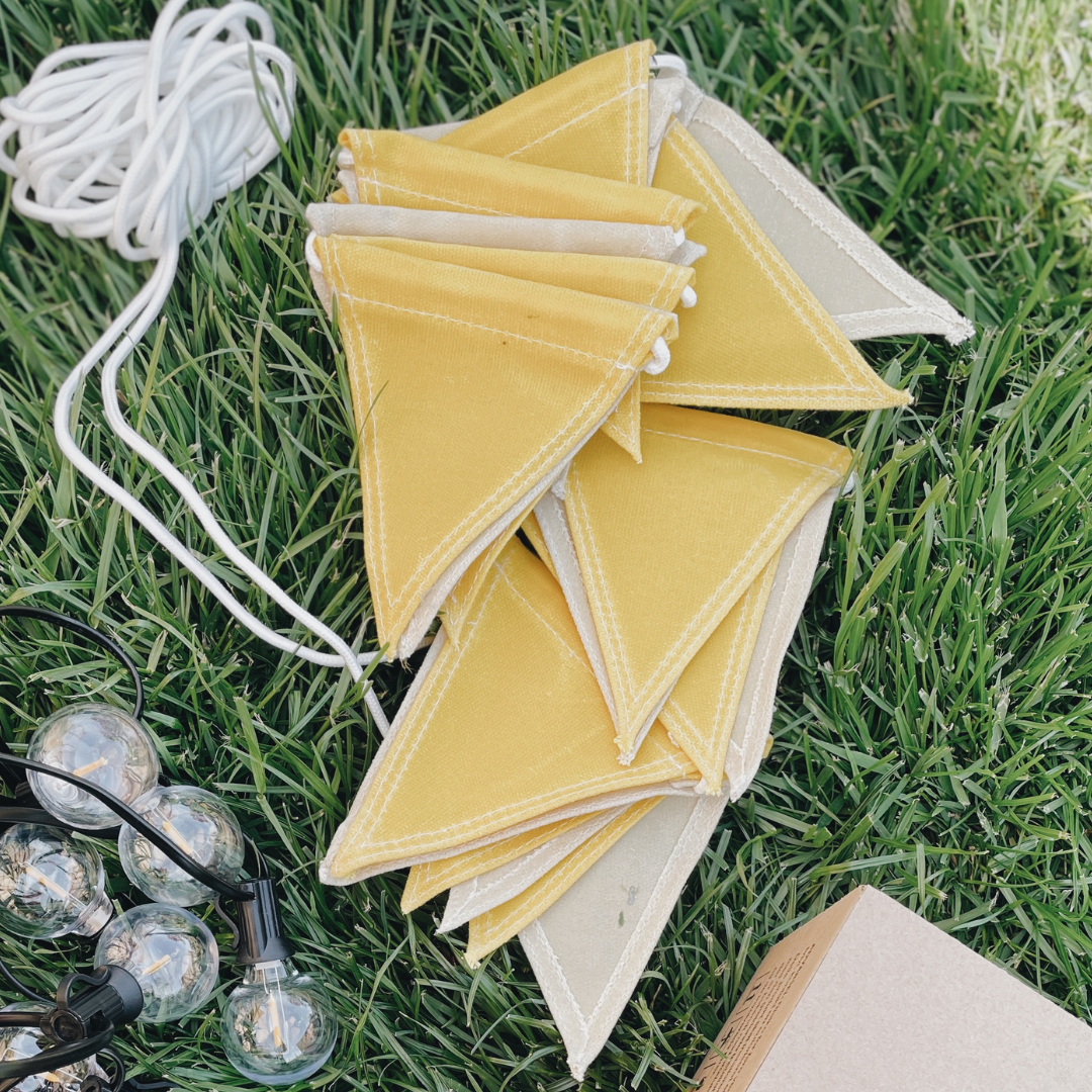 Guirlande De Fanions Double Face Rouge/blanc/bleu 10 M