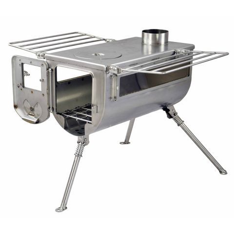 Winnerwell Woodlander Double View 1G L-sized Camping-poêle à bois 