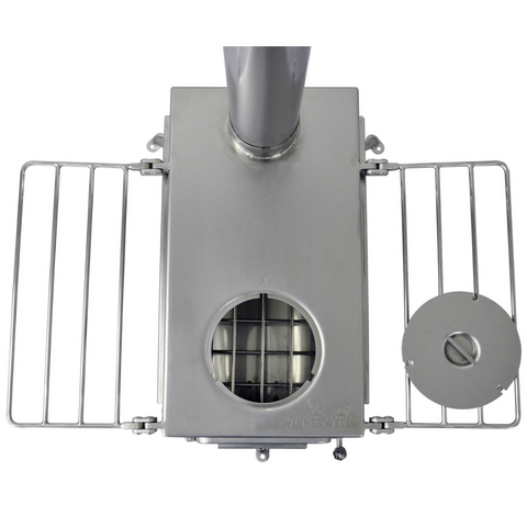 Winnerwell Woodlander Double View 1G L-sized Camping-poêle à bois 