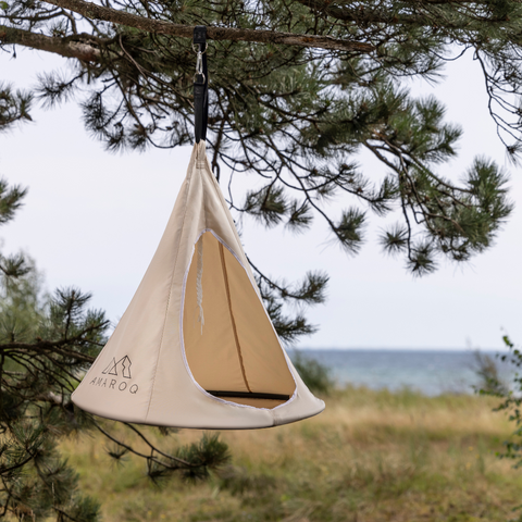 Tente suspendue en toile robuste