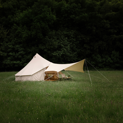 Voile d'ombrage en coton 